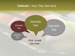 Maki Diet Food Bonito PowerPoint Template