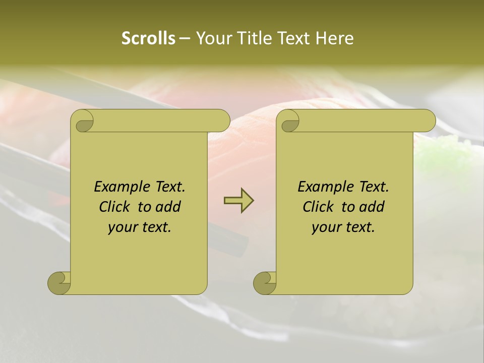 Maki Diet Food Bonito PowerPoint Template