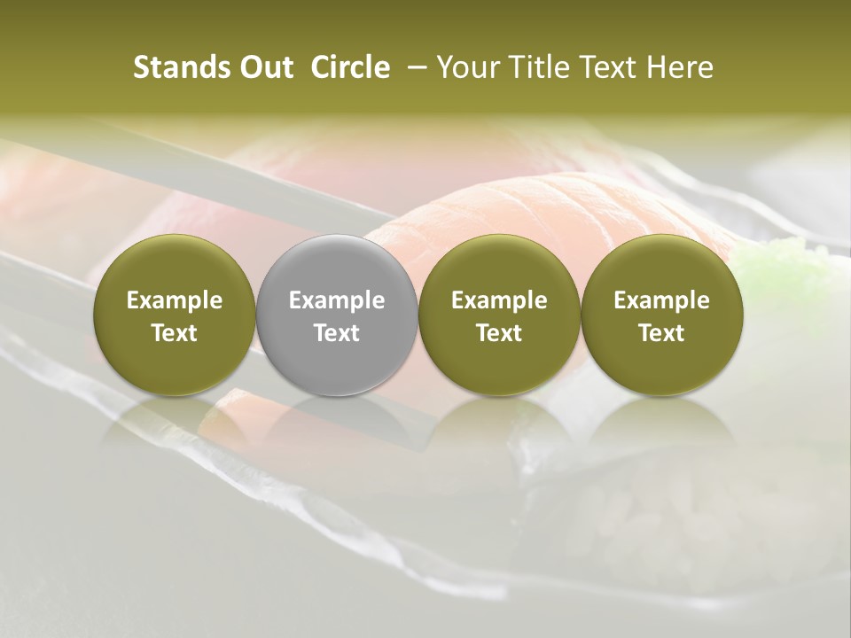 Maki Diet Food Bonito PowerPoint Template