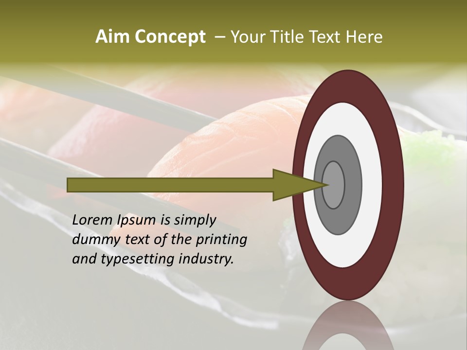 Maki Diet Food Bonito PowerPoint Template