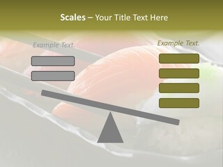Maki Diet Food Bonito PowerPoint Template