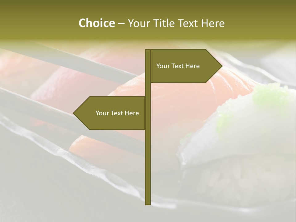 Maki Diet Food Bonito PowerPoint Template