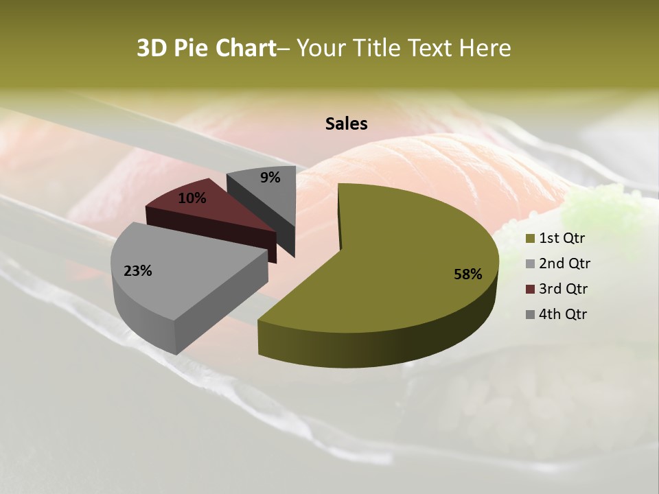 Maki Diet Food Bonito PowerPoint Template