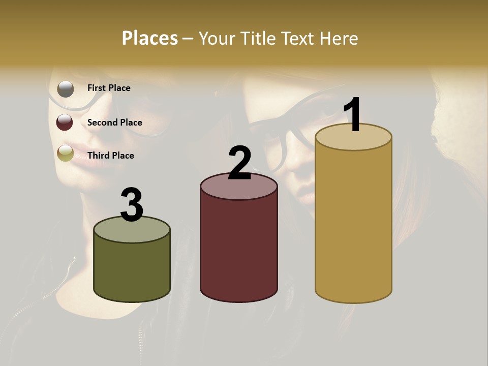 Portrait Couple Brother PowerPoint Template