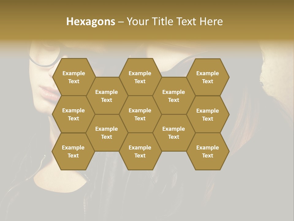 Portrait Couple Brother PowerPoint Template