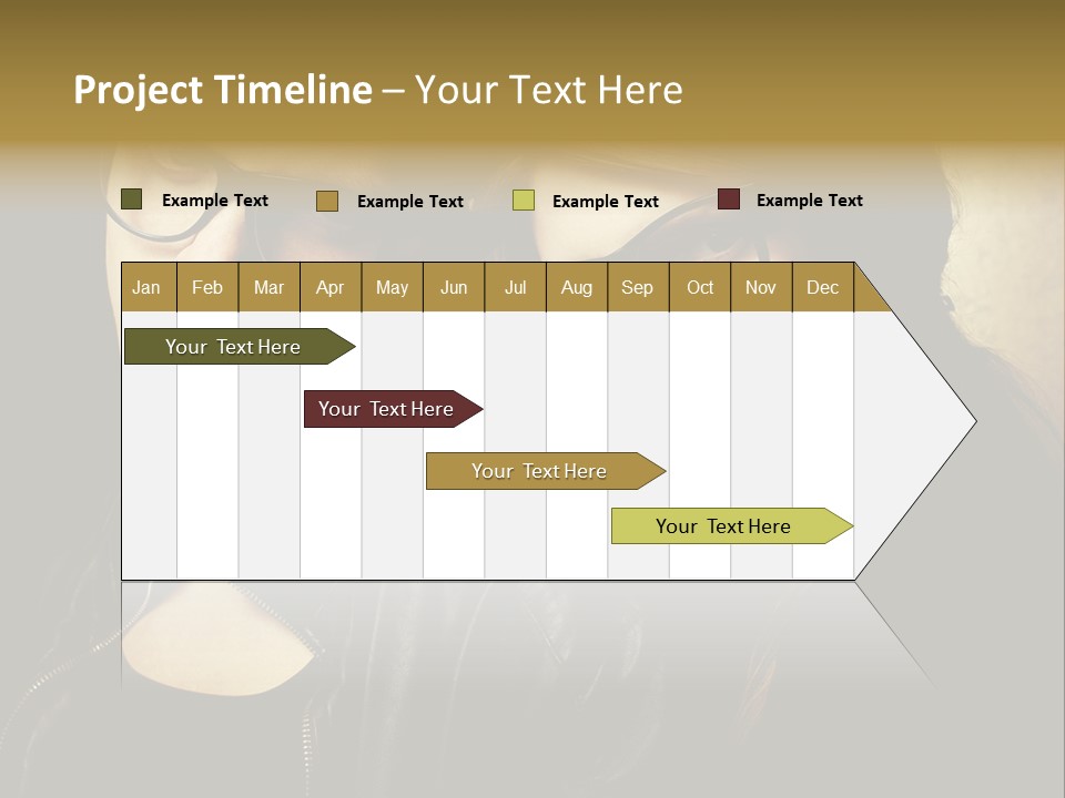 Portrait Couple Brother PowerPoint Template