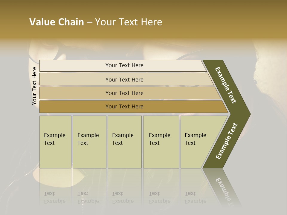 Portrait Couple Brother PowerPoint Template