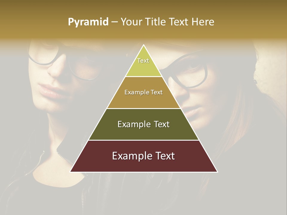 Portrait Couple Brother PowerPoint Template