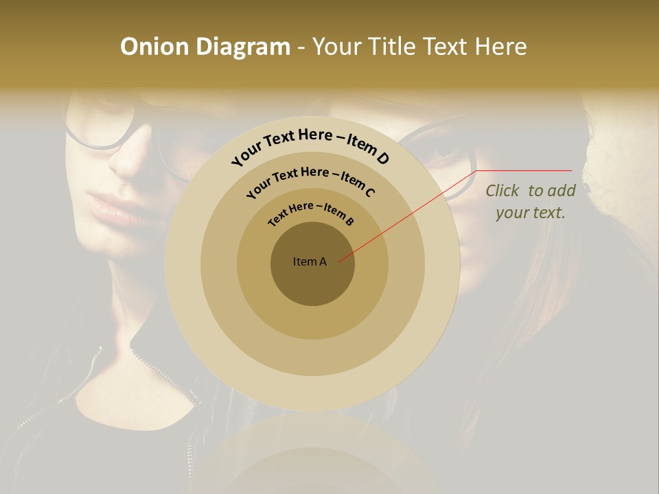 Portrait Couple Brother PowerPoint Template