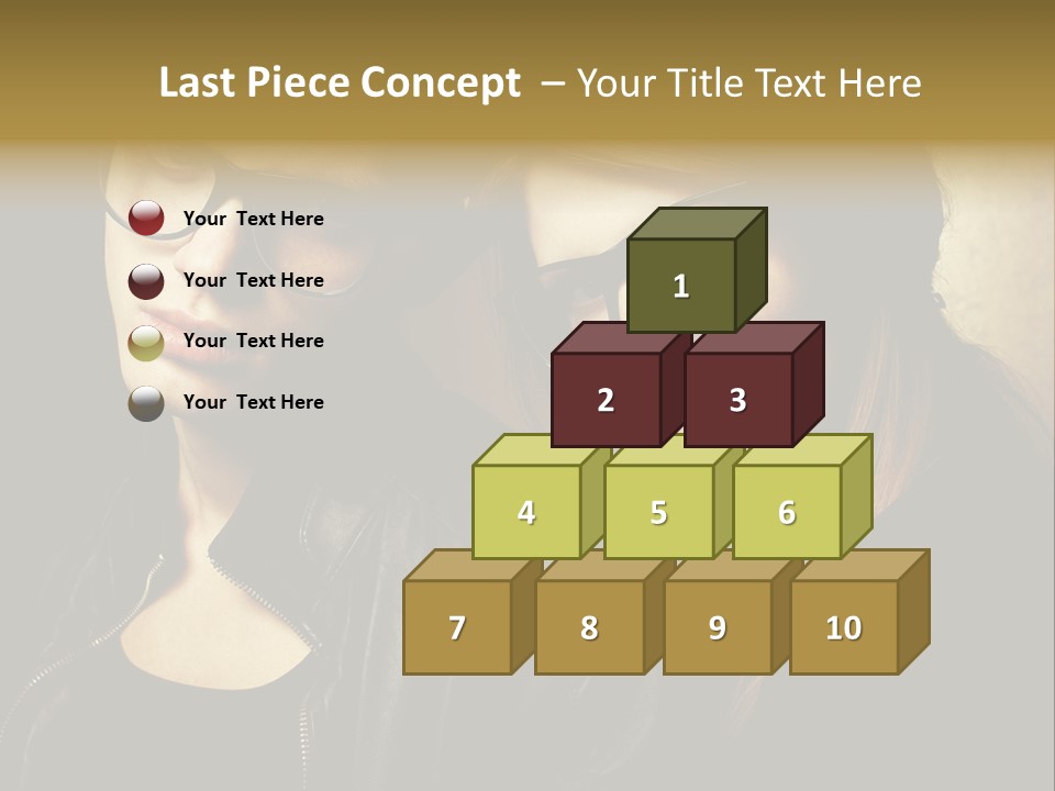 Portrait Couple Brother PowerPoint Template