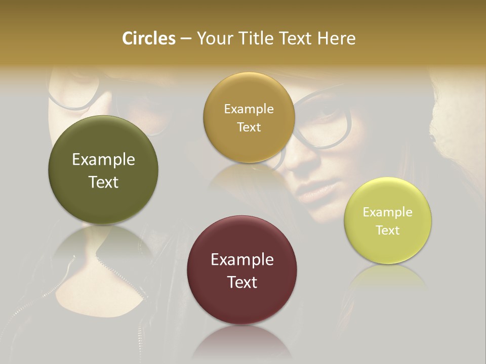 Portrait Couple Brother PowerPoint Template