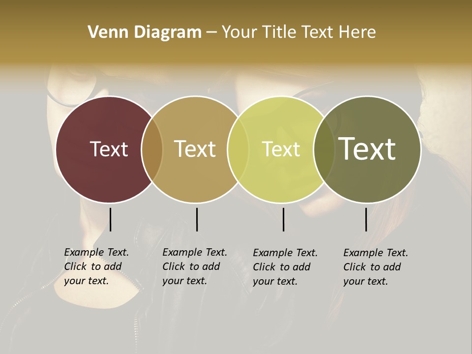 Portrait Couple Brother PowerPoint Template