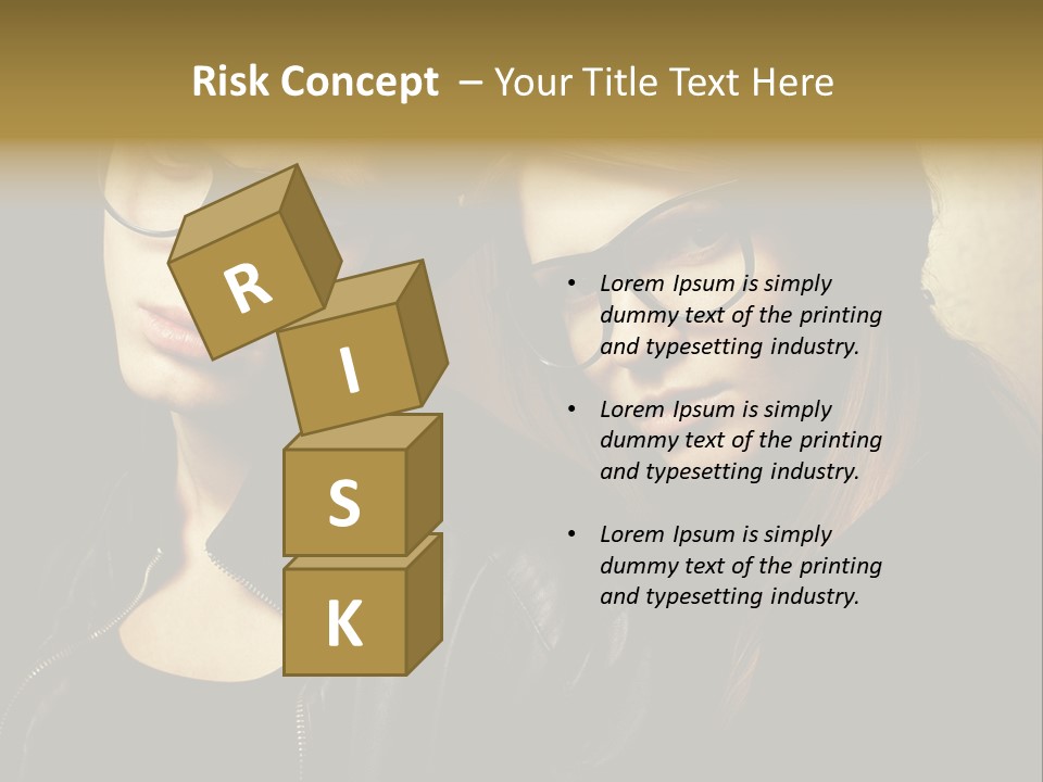 Portrait Couple Brother PowerPoint Template