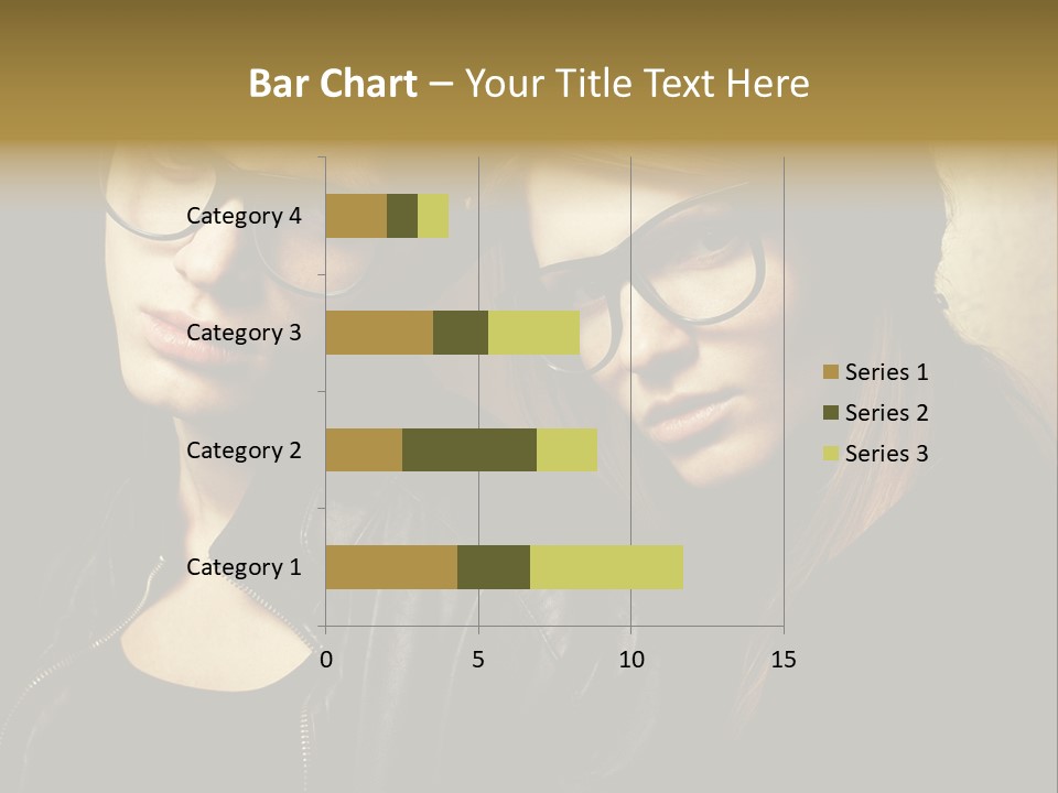 Portrait Couple Brother PowerPoint Template