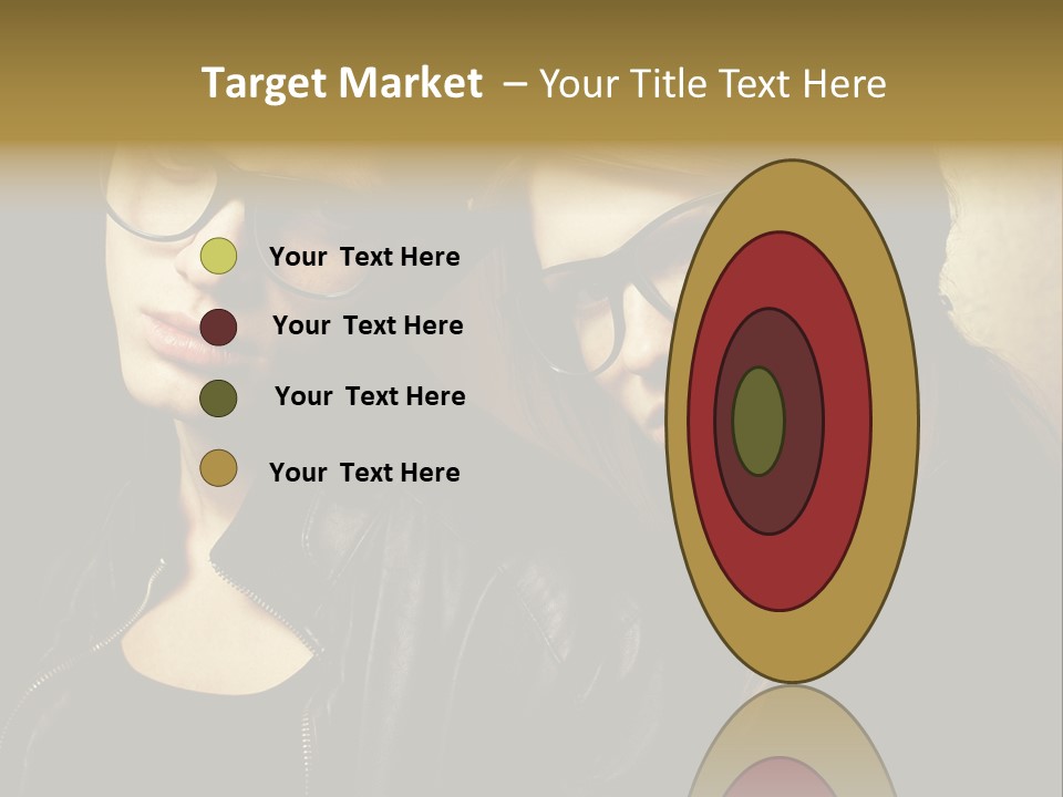 Portrait Couple Brother PowerPoint Template