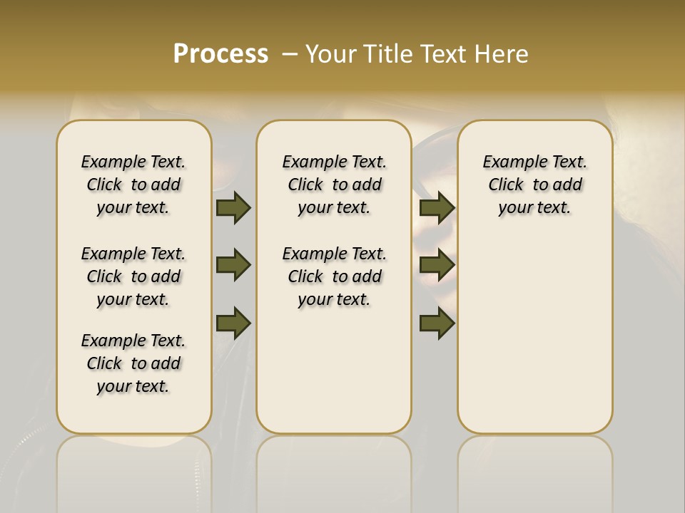 Portrait Couple Brother PowerPoint Template