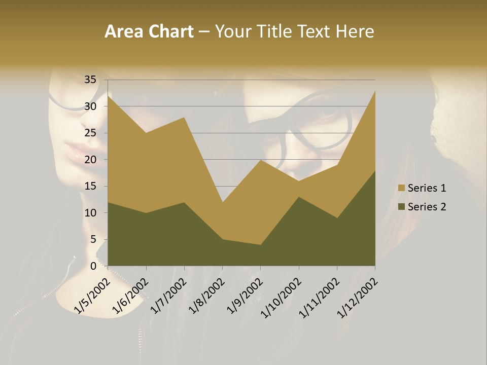 Portrait Couple Brother PowerPoint Template