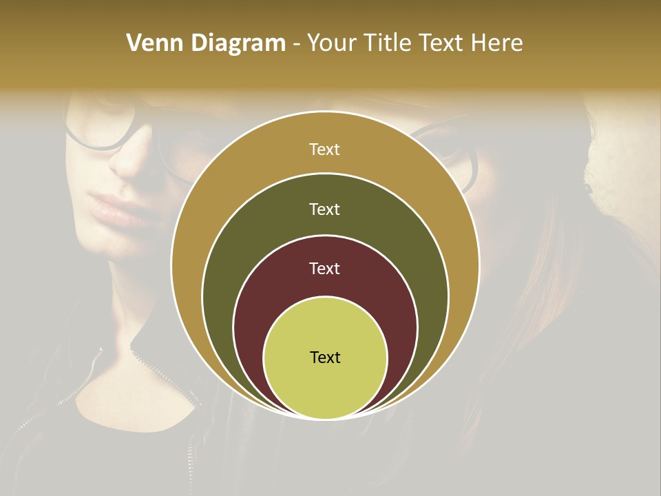 Portrait Couple Brother PowerPoint Template