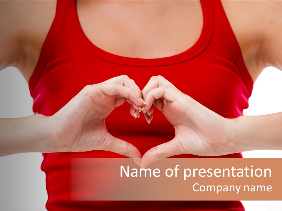 Woman Fresh Female PowerPoint Template