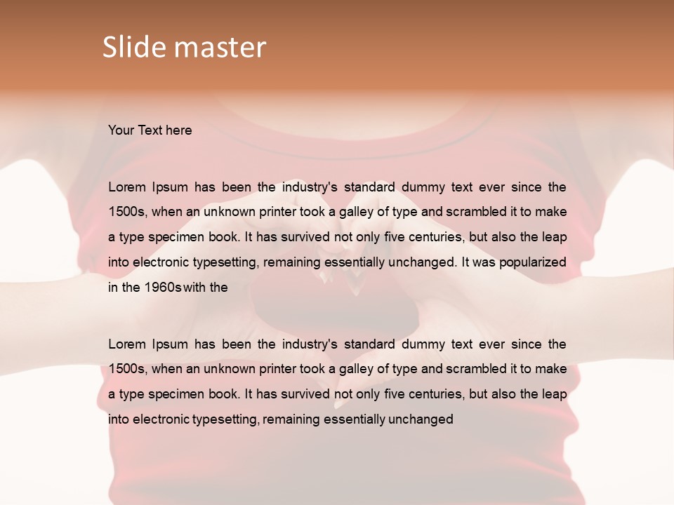 Woman Fresh Female PowerPoint Template