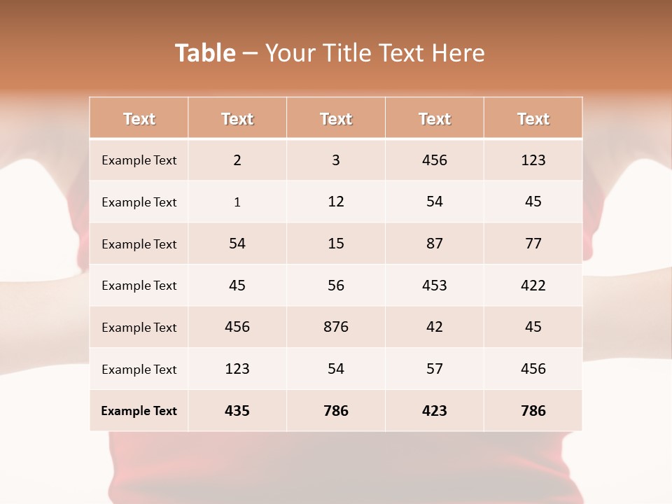Woman Fresh Female PowerPoint Template
