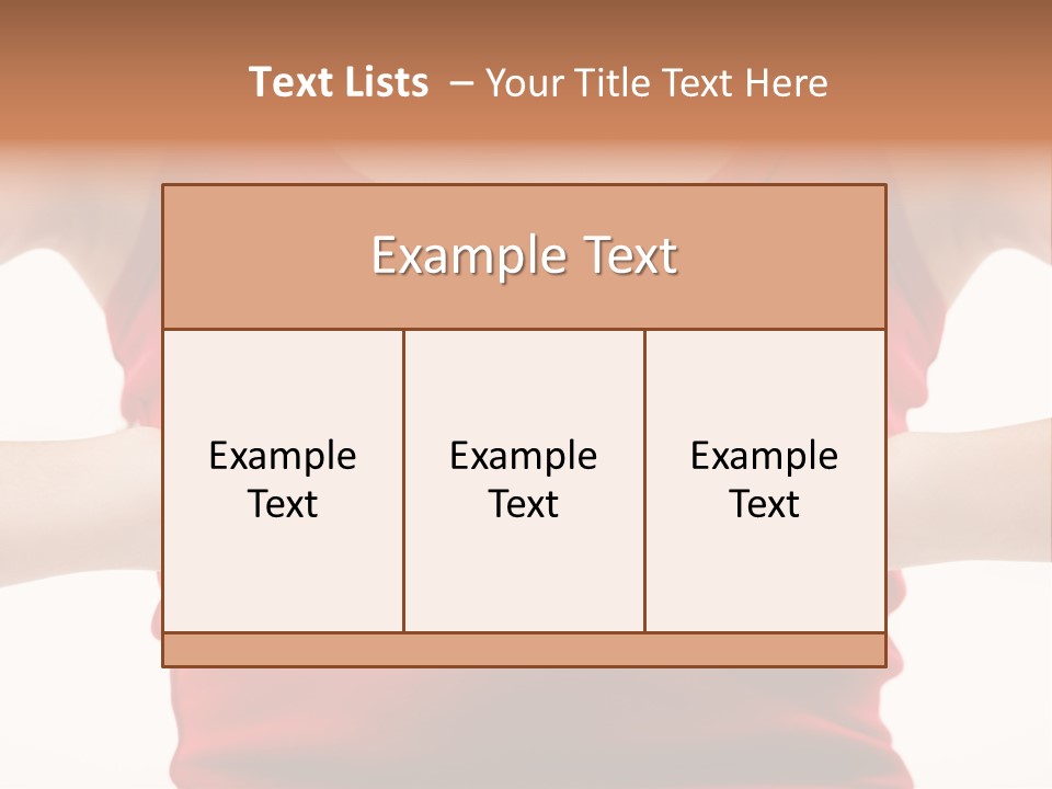 Woman Fresh Female PowerPoint Template
