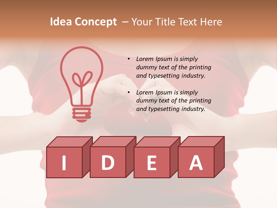 Woman Fresh Female PowerPoint Template