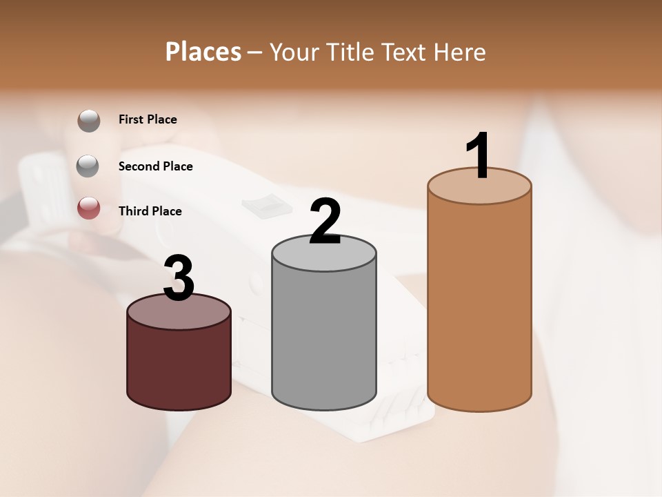 Lying Depilation Laser Hair PowerPoint Template