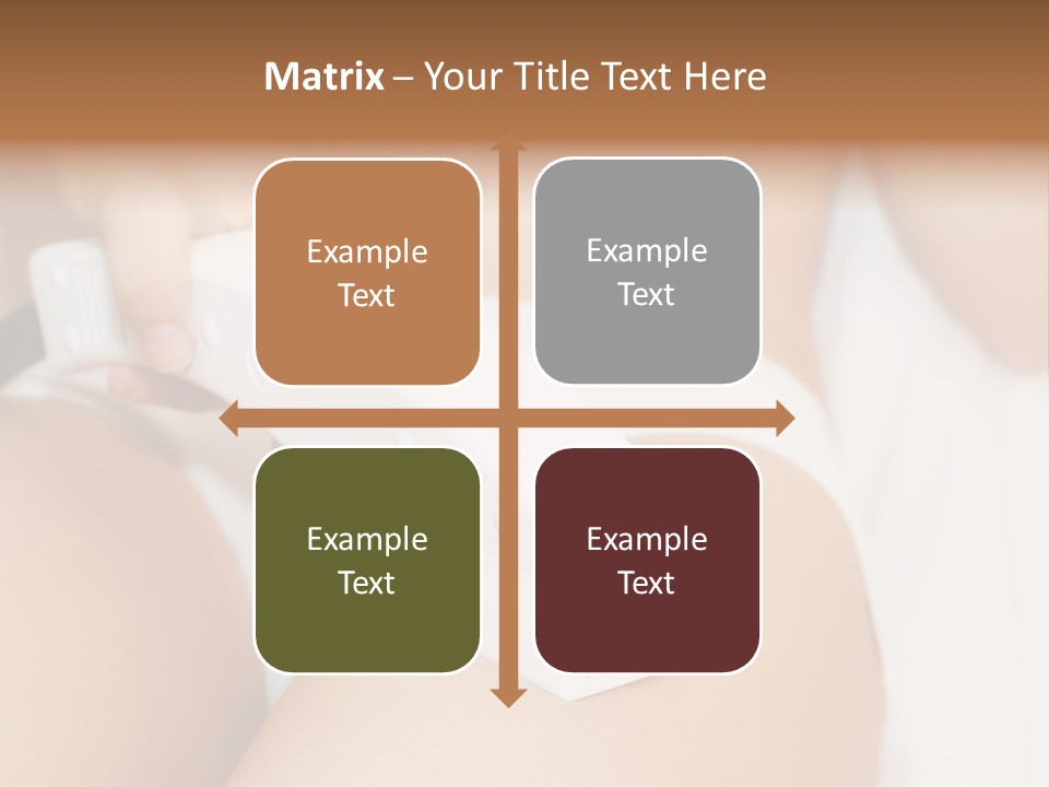 Lying Depilation Laser Hair PowerPoint Template