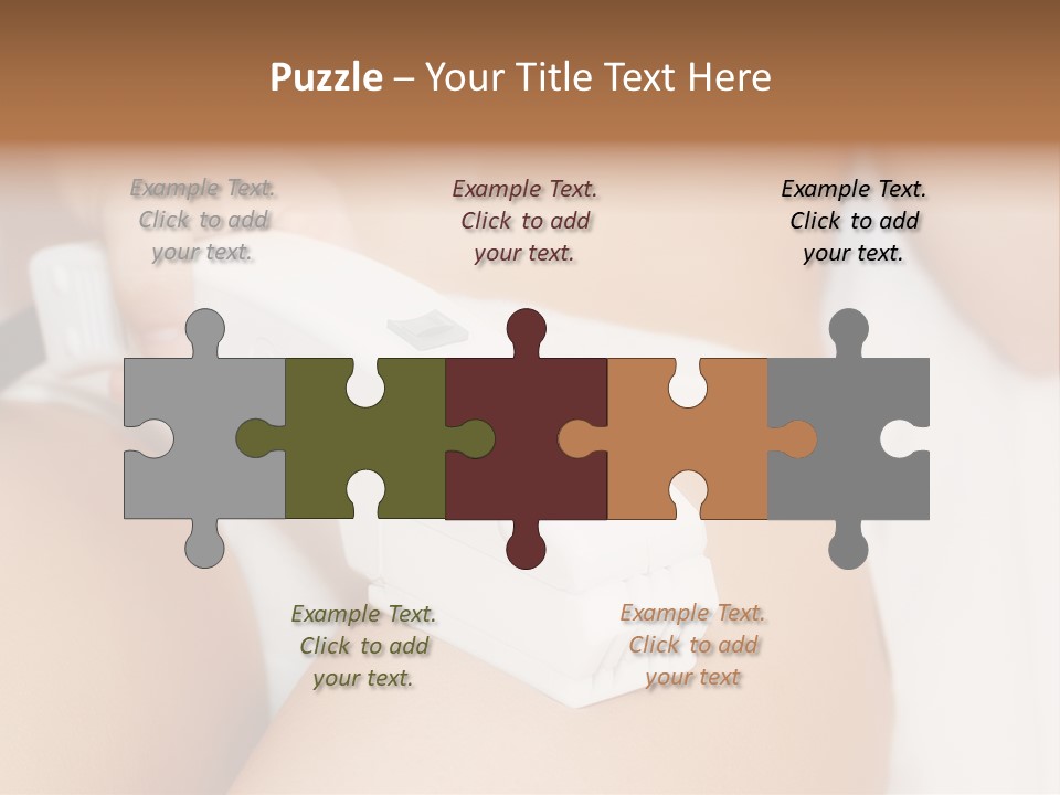 Lying Depilation Laser Hair PowerPoint Template