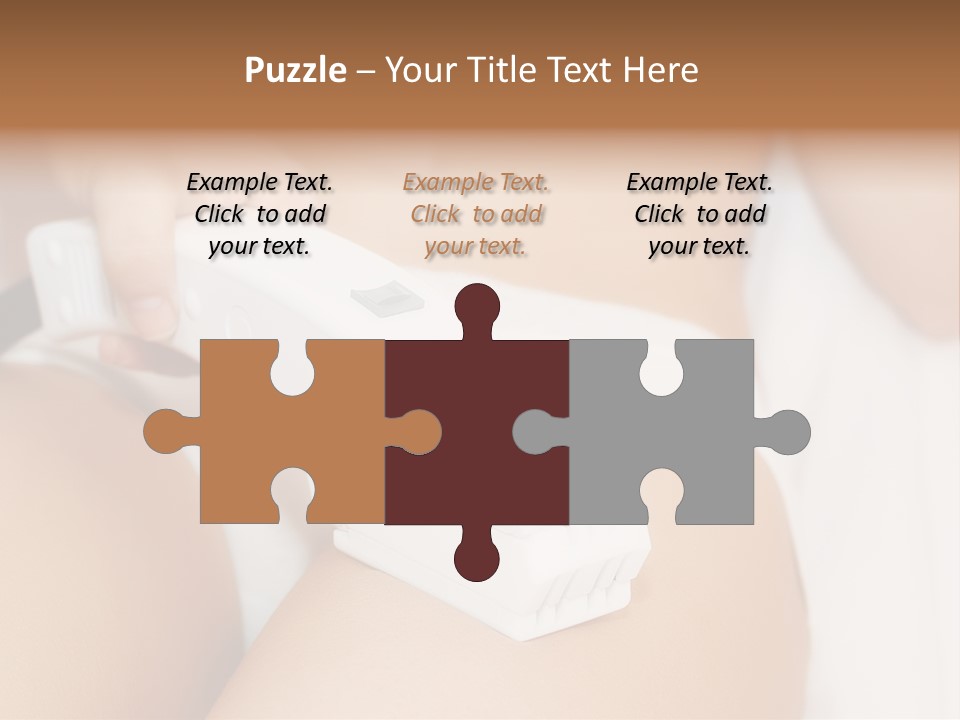 Lying Depilation Laser Hair PowerPoint Template