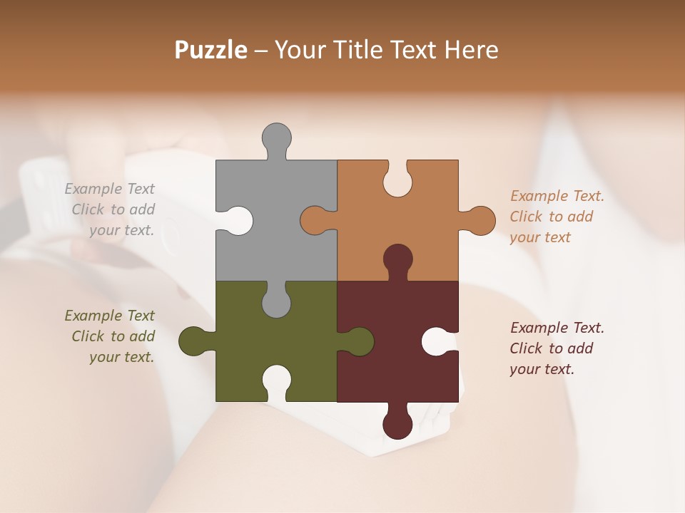 Lying Depilation Laser Hair PowerPoint Template