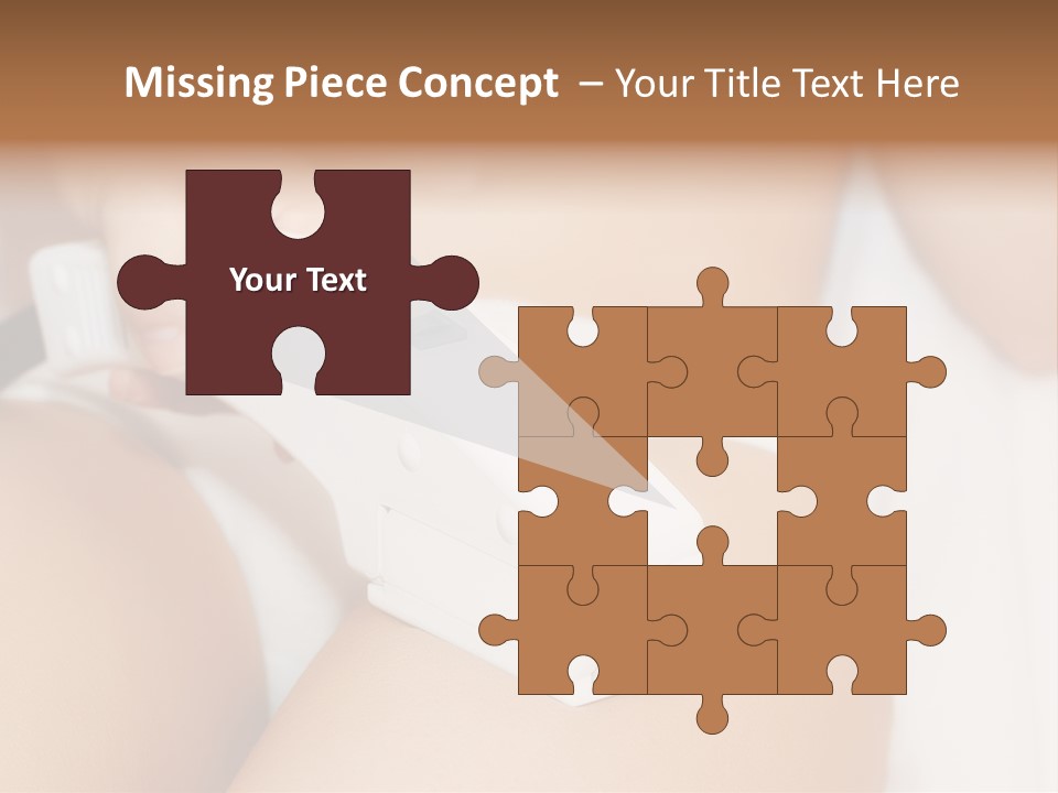 Lying Depilation Laser Hair PowerPoint Template