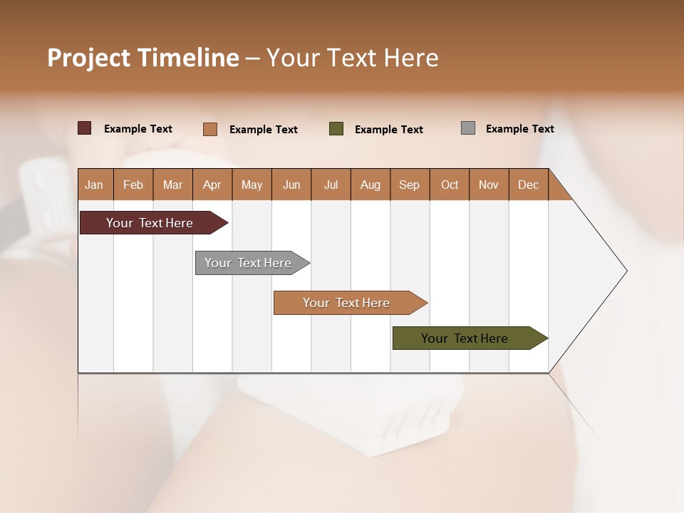 Lying Depilation Laser Hair PowerPoint Template