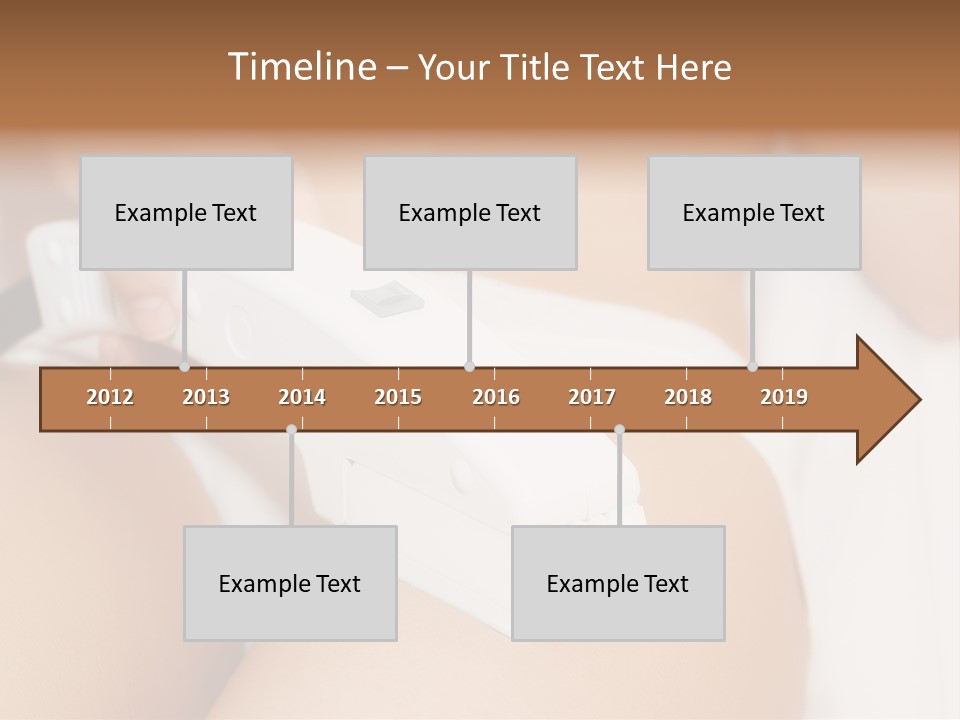 Lying Depilation Laser Hair PowerPoint Template