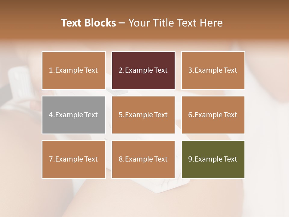 Lying Depilation Laser Hair PowerPoint Template