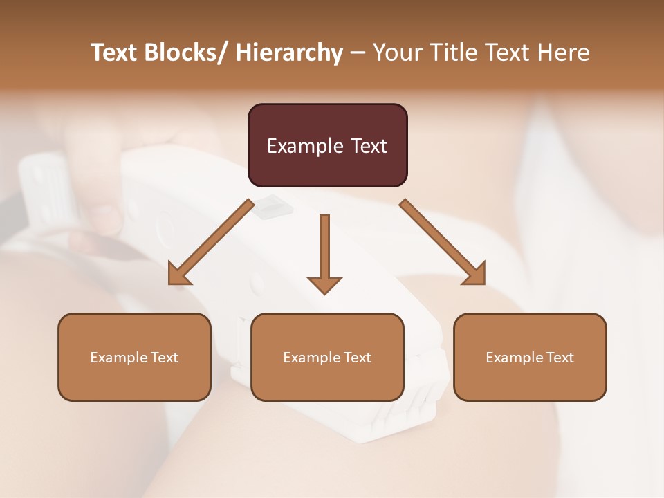 Lying Depilation Laser Hair PowerPoint Template