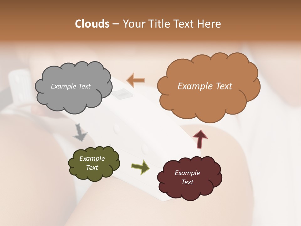 Lying Depilation Laser Hair PowerPoint Template
