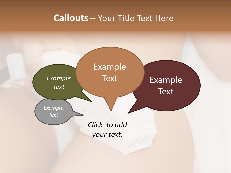 Lying Depilation Laser Hair PowerPoint Template