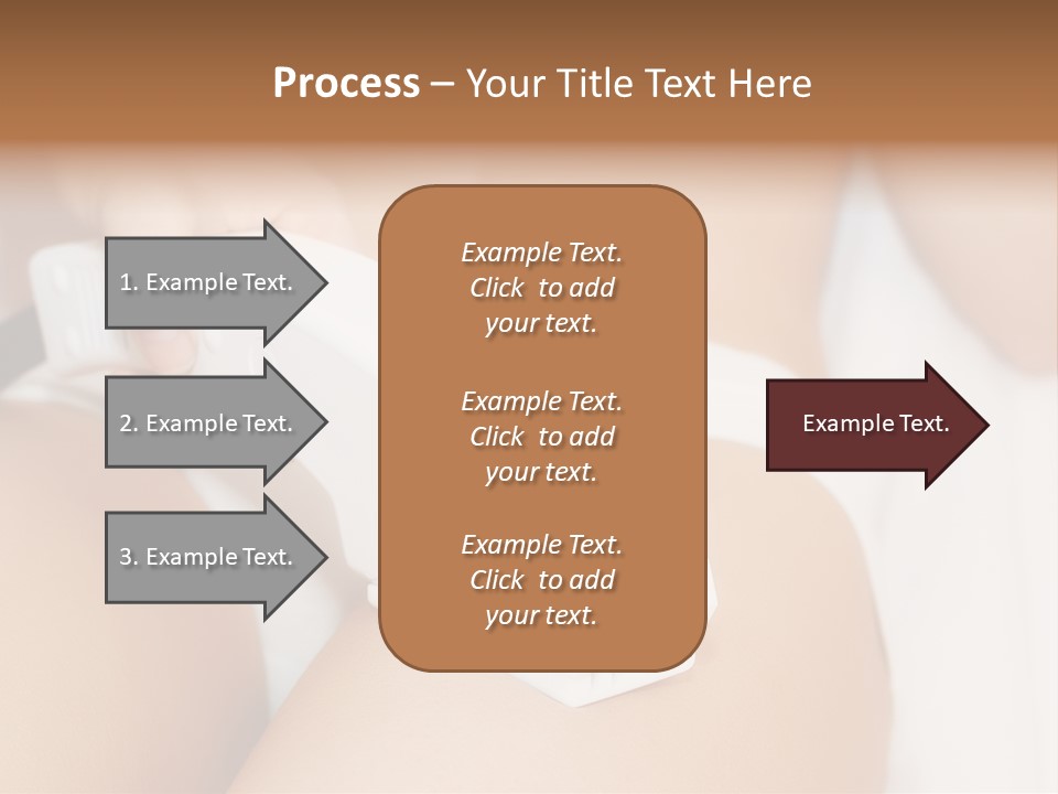 Lying Depilation Laser Hair PowerPoint Template