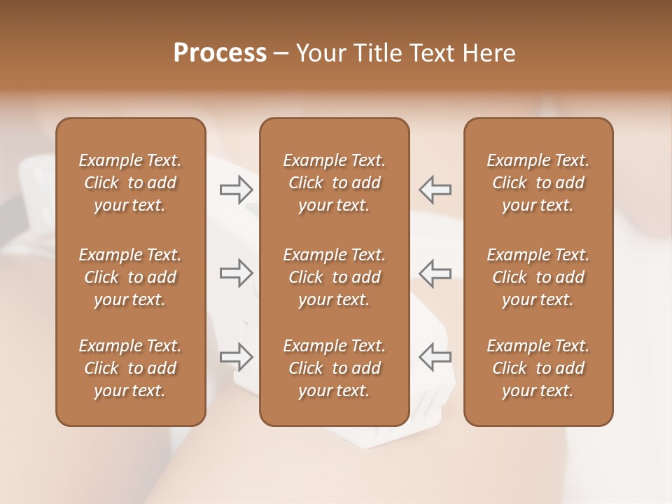 Lying Depilation Laser Hair PowerPoint Template