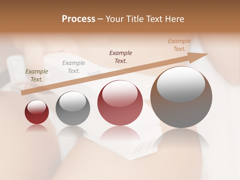 Lying Depilation Laser Hair PowerPoint Template