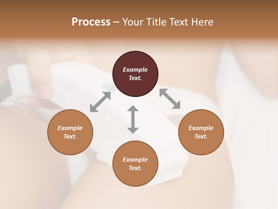 Lying Depilation Laser Hair PowerPoint Template