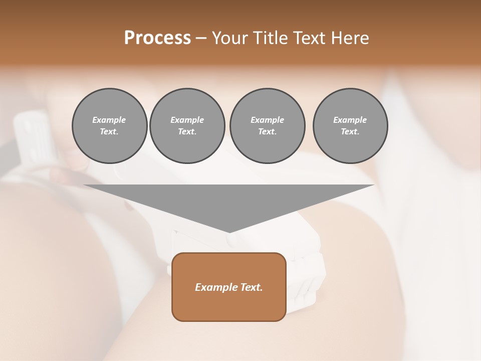 Lying Depilation Laser Hair PowerPoint Template