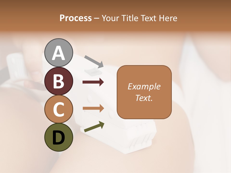 Lying Depilation Laser Hair PowerPoint Template