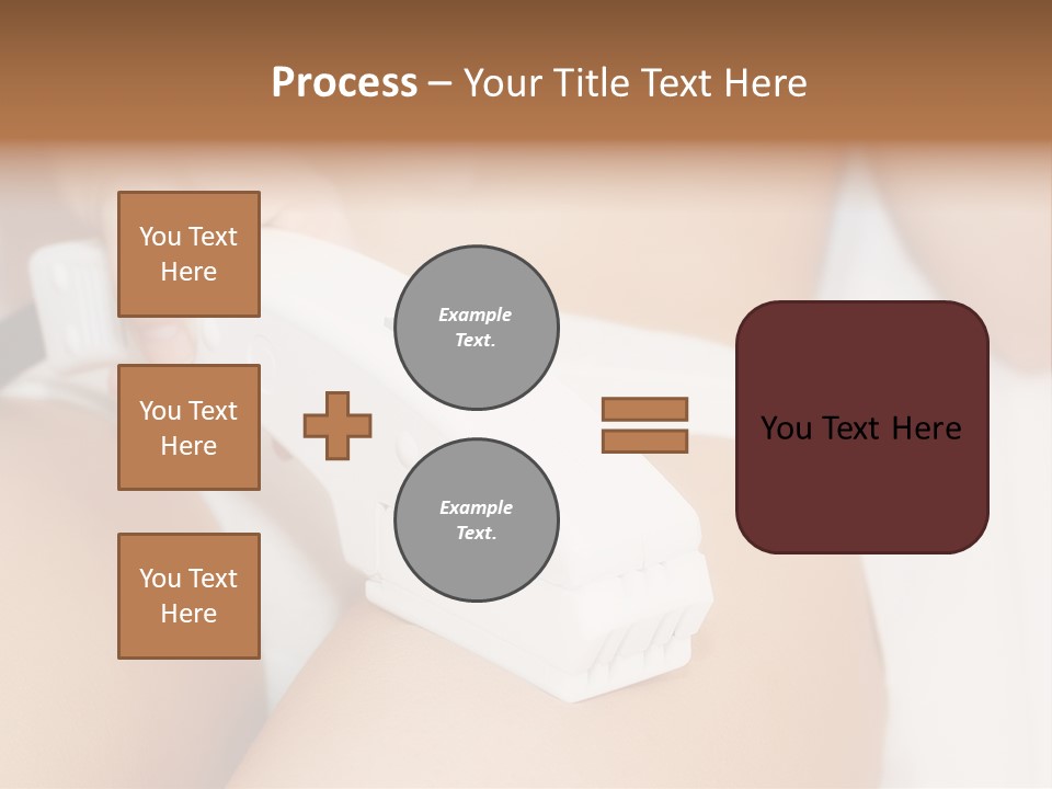 Lying Depilation Laser Hair PowerPoint Template