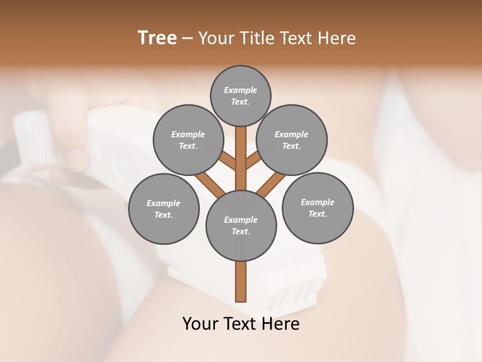 Lying Depilation Laser Hair PowerPoint Template