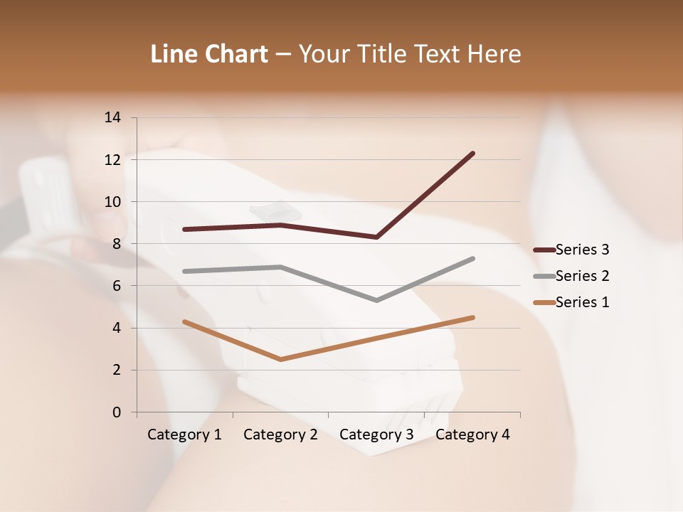Lying Depilation Laser Hair PowerPoint Template