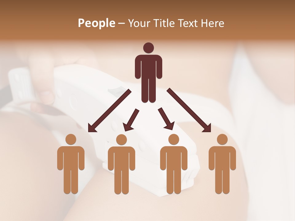 Lying Depilation Laser Hair PowerPoint Template