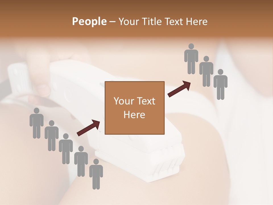 Lying Depilation Laser Hair PowerPoint Template